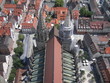 Die Dächer von Ulm vom Ulmer Münster aus