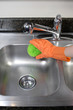 Cleaning Kitchen Sink Cleaning Kitchen Sink