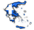 greece button flag map shape