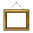 Retro frame on string