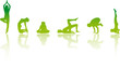 YOGA Girls Vector Illustration YOGA Girls Vector Illustration
