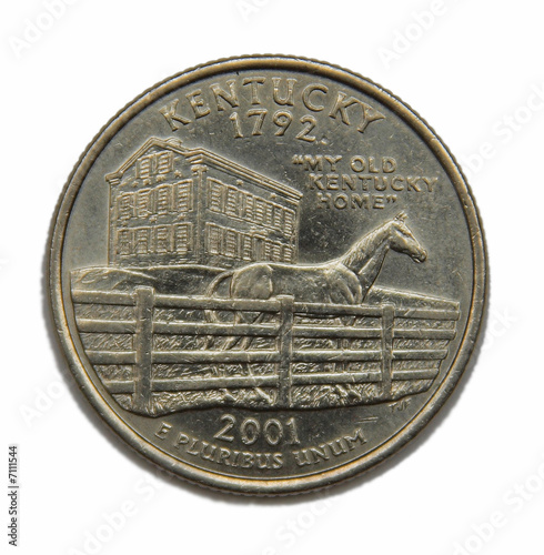 Photo: USA Kentucky quarter dollar USA Kentucky quarter dollar