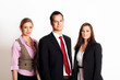 portrait of a young successful business team