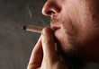 Smoking cigarette