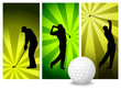 Vector Golf Players