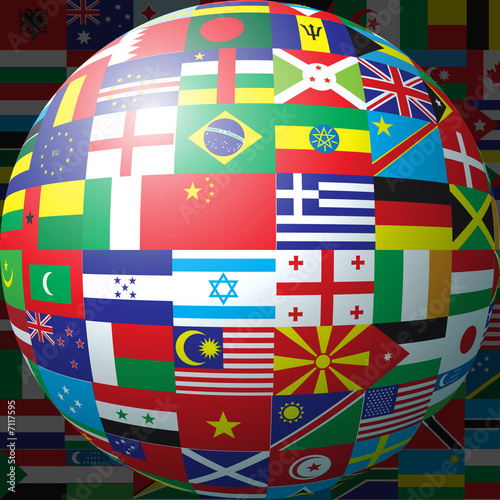 Illustration: Flag ball Flag ball
