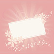 card flower