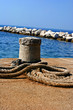 bollard and rope