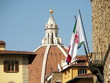 Il Duomo di Firenze vista da piazza della signoria