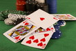 quinte flush royale à coeur