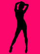 Silhouette femme sexy mode Silhouette femme sexy mode