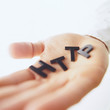 hand with display-letters
