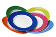 Foto: Teller color isoliert Teller color isoliert