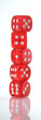 Dés rouges