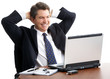 Businessman With Laptop
