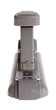 Photo: Front view of a grey old stapler Front view of a grey old stapler