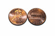 Foto: US One Cent Coin from both sides US One Cent Coin from both sides