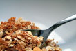 Cereal Muesli close-up in bowl