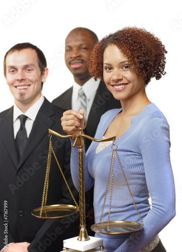 Photo: Team of young lawyers Team of young lawyers