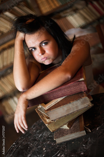 Photo: Lazy girl Lazy girl