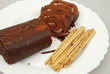 Photo: tasty chocolate roll cake tasty chocolate roll cake