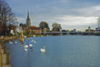 The Bridge and Church at Marlow The Bridge and Church at Marlow