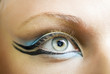Eye makeup close-up