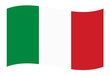 italien fahne welle italien fahne welle