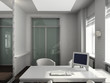 3D render modern interior of office