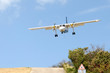 St. Barth: the arrival descent is extremely steep.