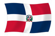 Dominikanische Republik Flagge
