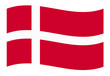 dänemark fahne welle