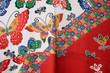Détail d'un kimono de printemps