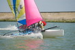 catamaran en navigation