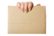 Blank cardboard