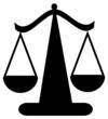 balancing scale or scales of justice 