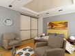 Modern interior. 3D render Modern interior. 3D render