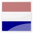 dutch square aqua button