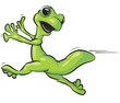 Gecko Running Scared