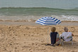old couples on a beach