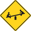 Road Sign Warning - Playground Road Sign Warning - Playground