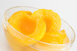 Peach halves in syrup
