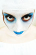 spooky female clown