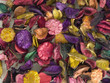 Assorted dried flower, top view