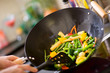 Chef cooking wok Chef cooking wok