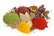 Piles of spices