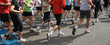 Runners starting the race Runners starting the race