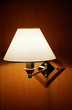 Lamp on a wall in a room of hotel