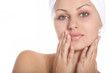 beautiful face of woman