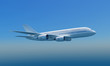 Airbus A380 in the sky, isolated, clipping path included Airbus A380 in the sky, isolated, clipping path included